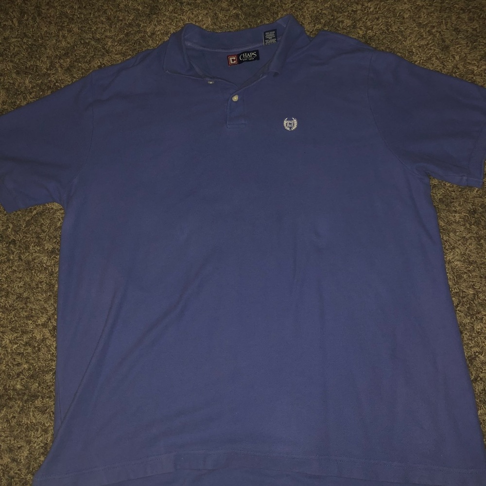 Purple short sleeve polo